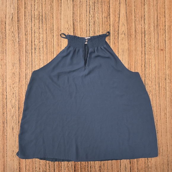 LOFT Tops - Loft Womens Small Blue Halter Top‎ Sleeveless Blouse